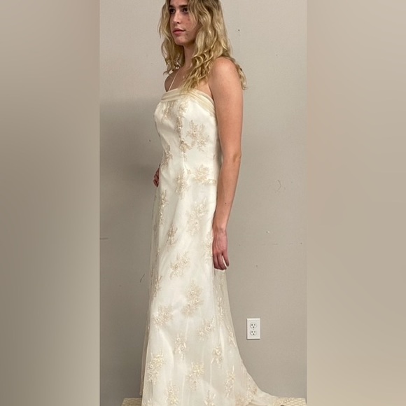 Champagne Wedding Dress - Picture 2 of 10